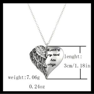 Angel wings necklace